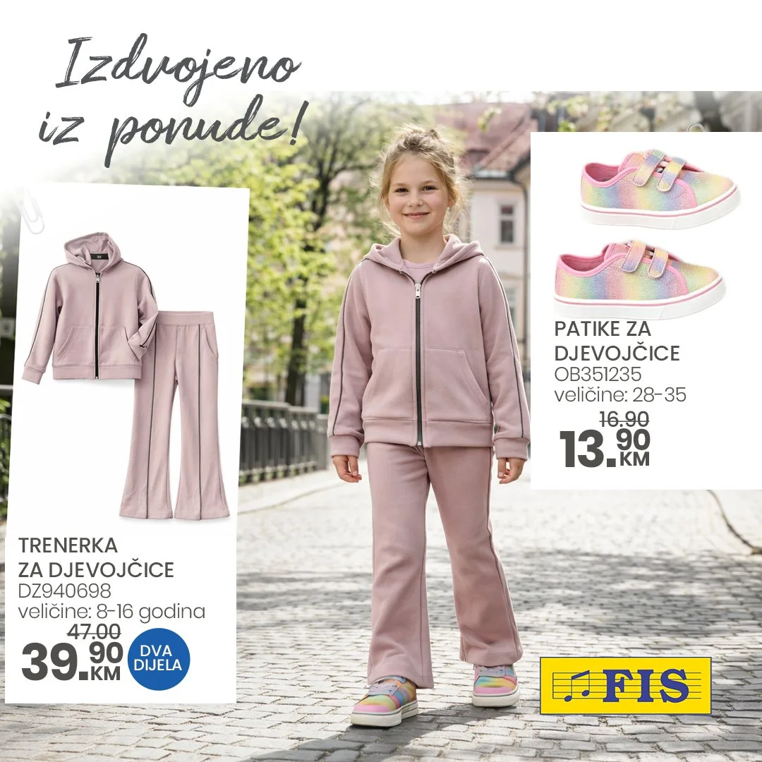 Fis akcija ODJEĆA & OBUĆA - sniženje do 20.4.2026.