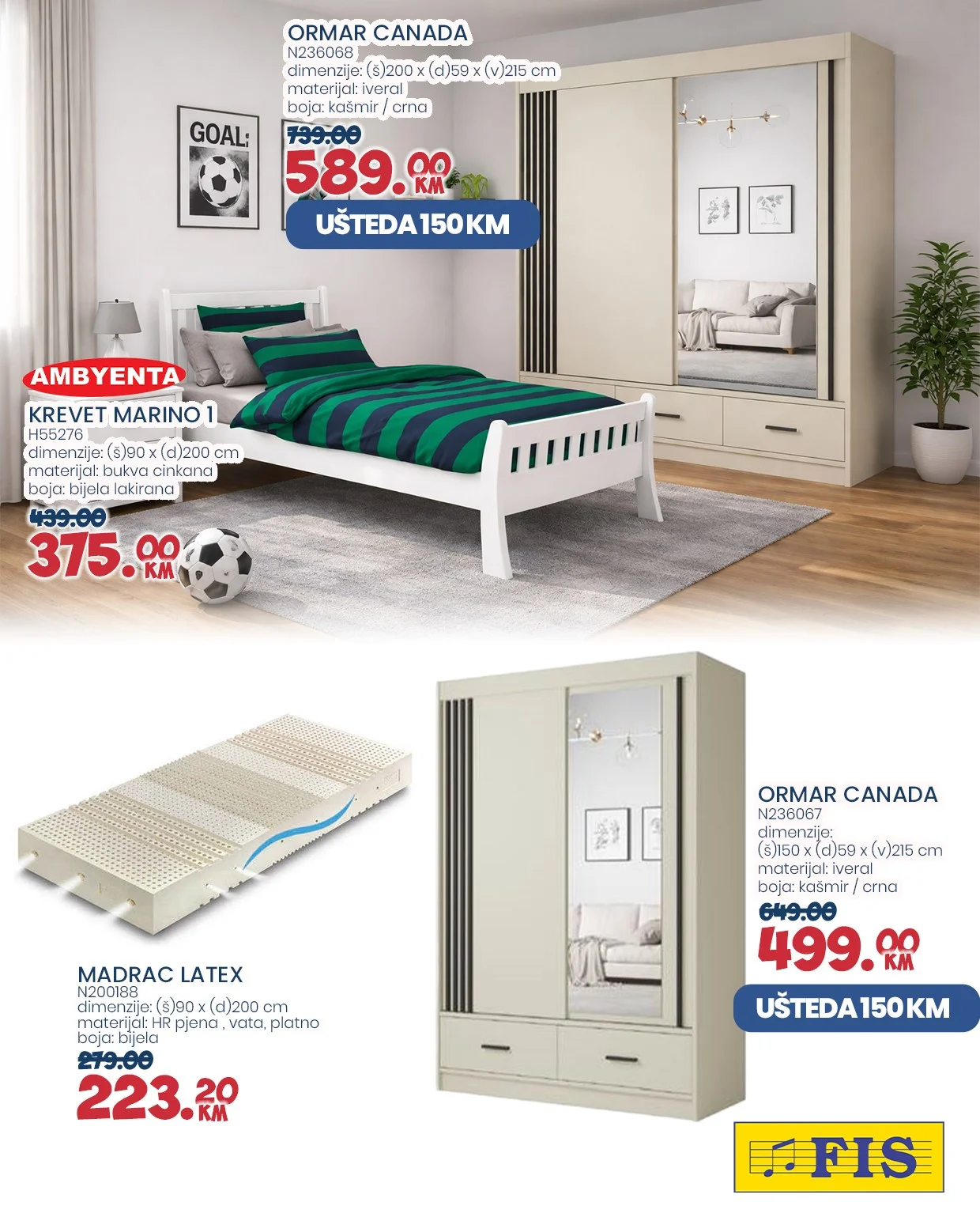 Fis akcija NAMJEŠTAJ 16-26.4.2026.