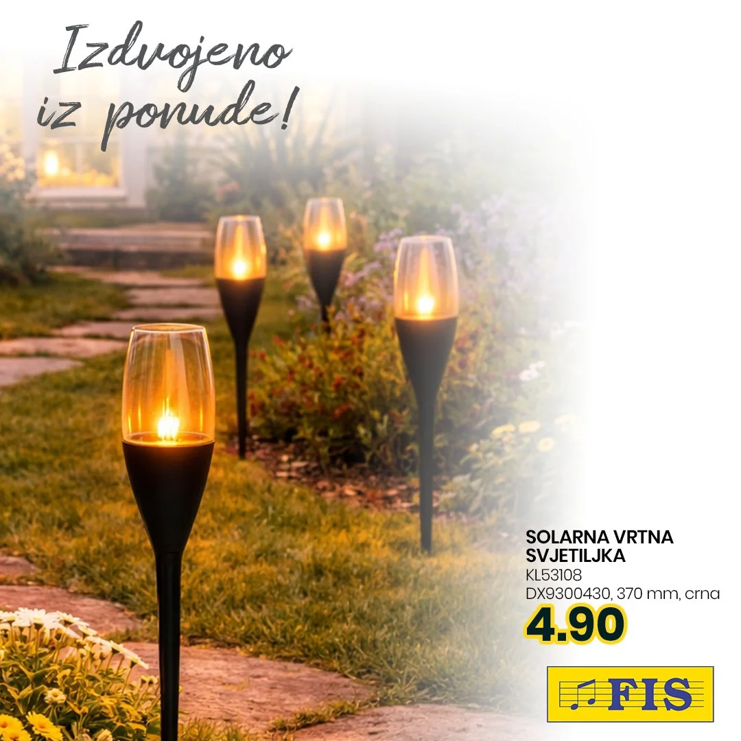 Fis akcija SOLARNE LAMPE april 2026.