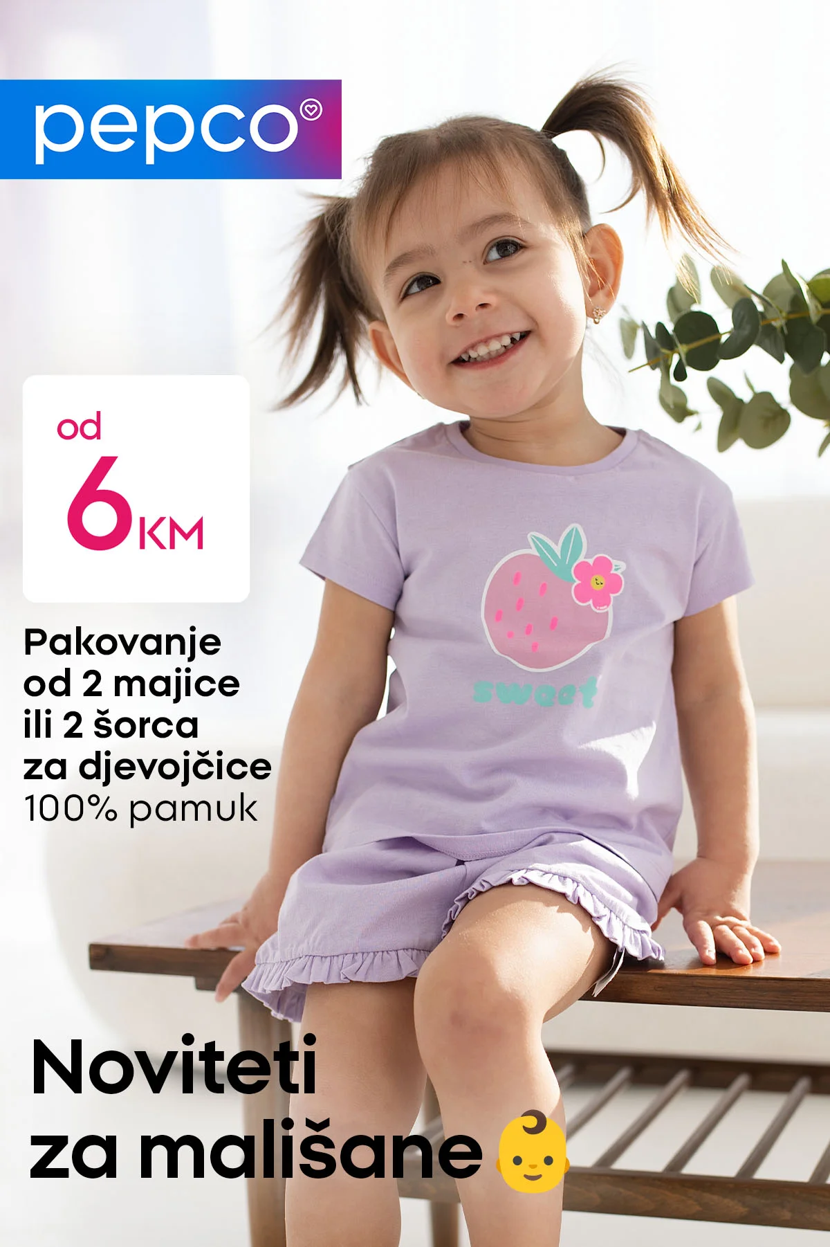 Pepco akcija: Proljetna odjeća za djevojčice od 4 KM - april 2026.