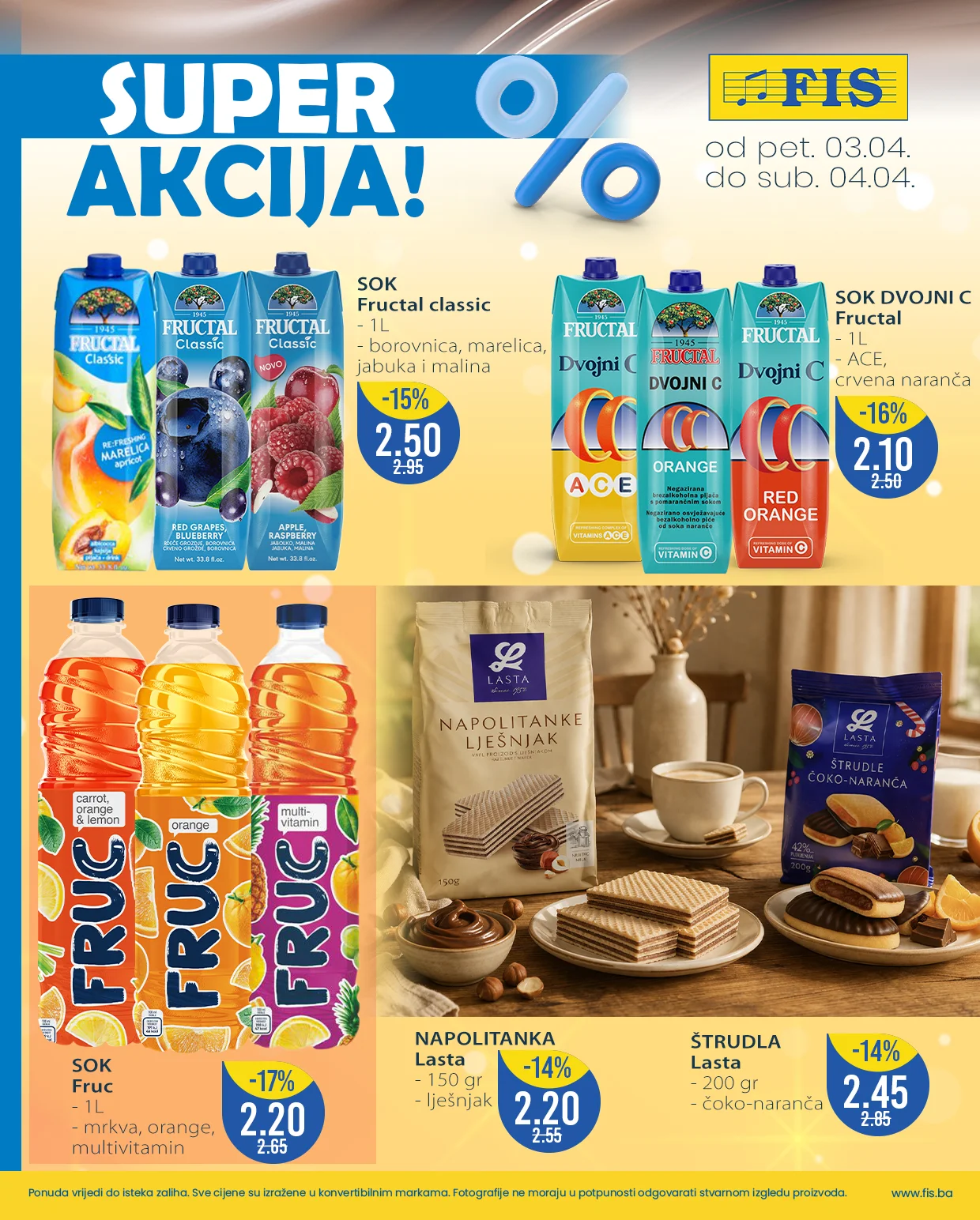 Fis vikend akcija 3-4.4.2026.