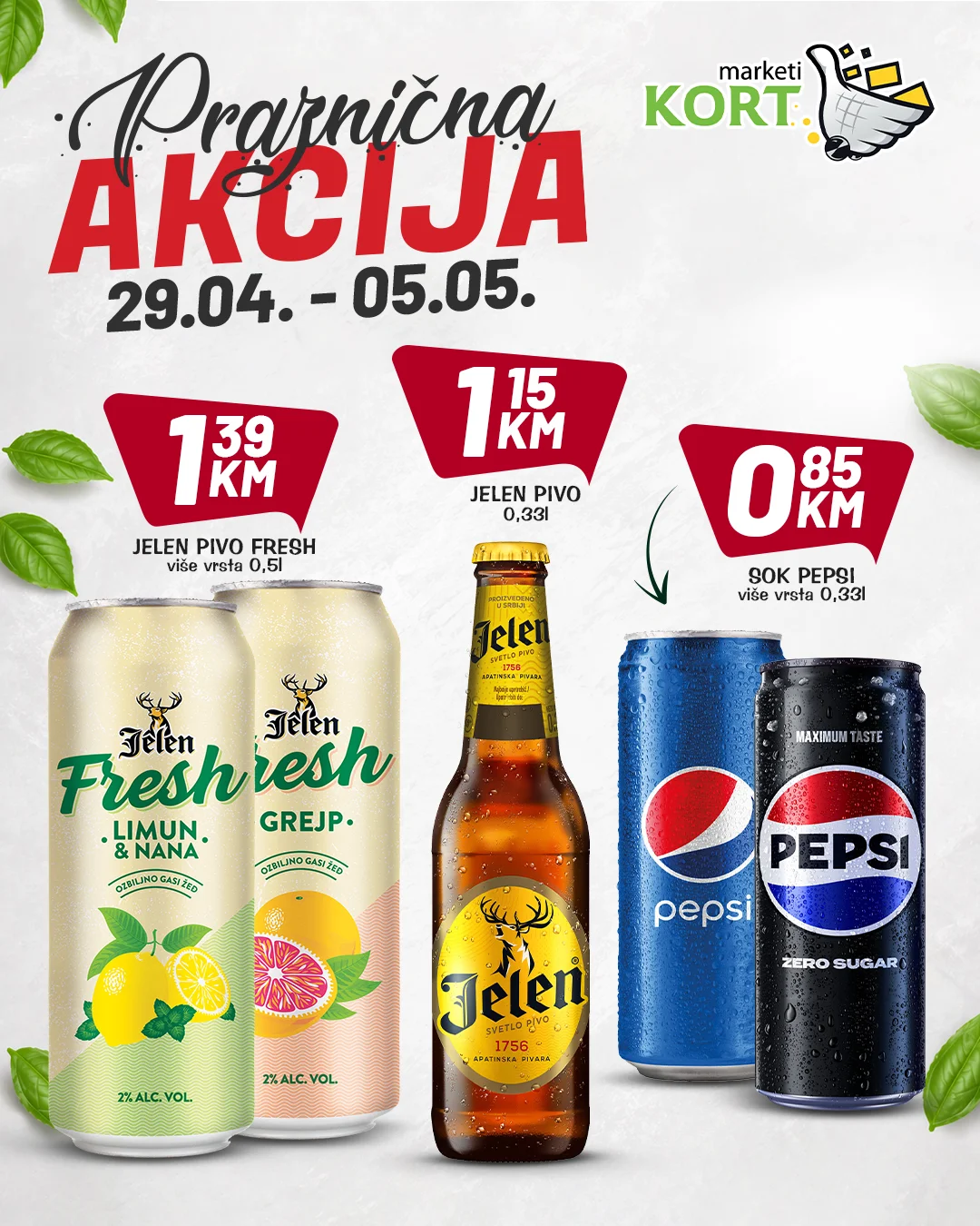 Kort katalog PRAZNIČNA AKCIJA 29.4-5.5.2026. 
