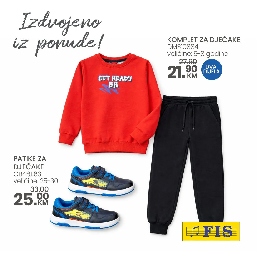 Fis akcija ODJEĆA & OBUĆA - sniženje do 20.4.2026.