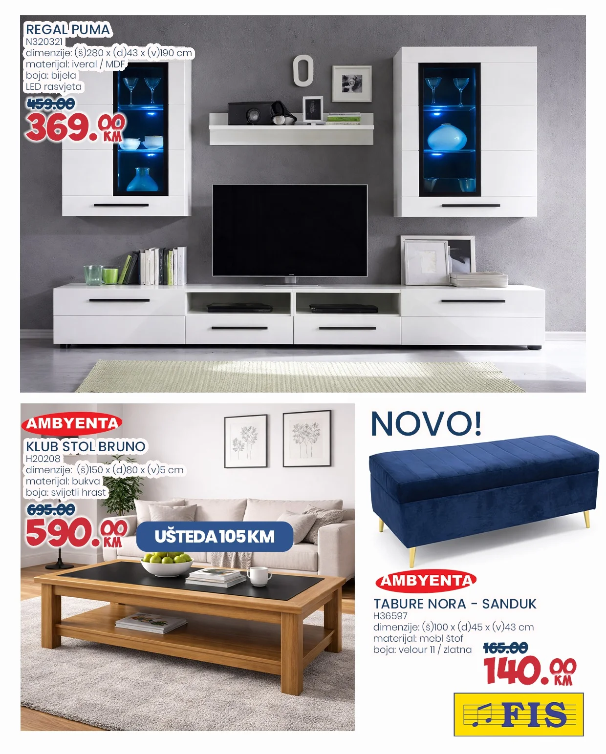 Fis akcija NAMJEŠTAJ 16-26.4.2026.