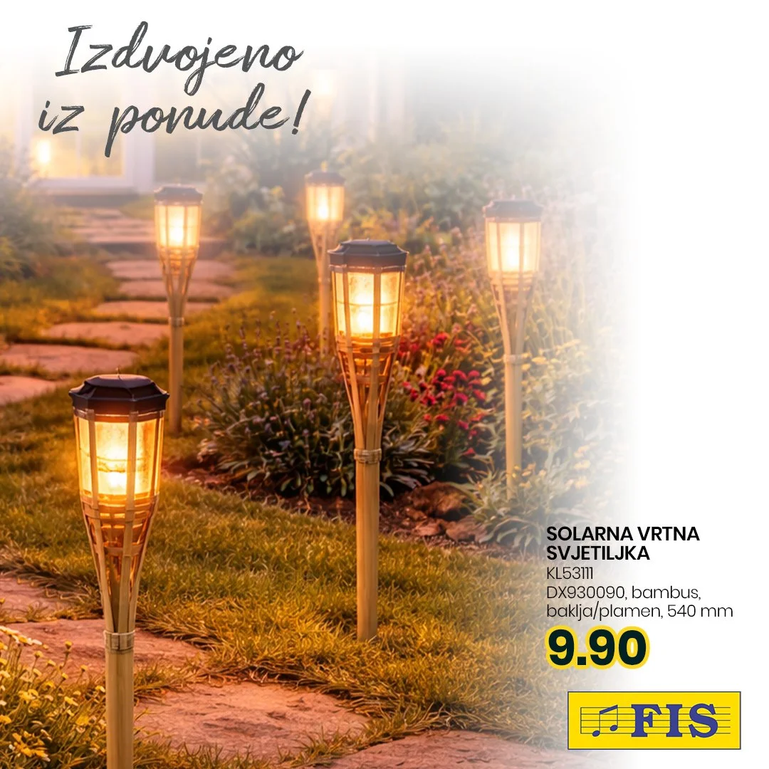 Fis akcija SOLARNE LAMPE april 2026.