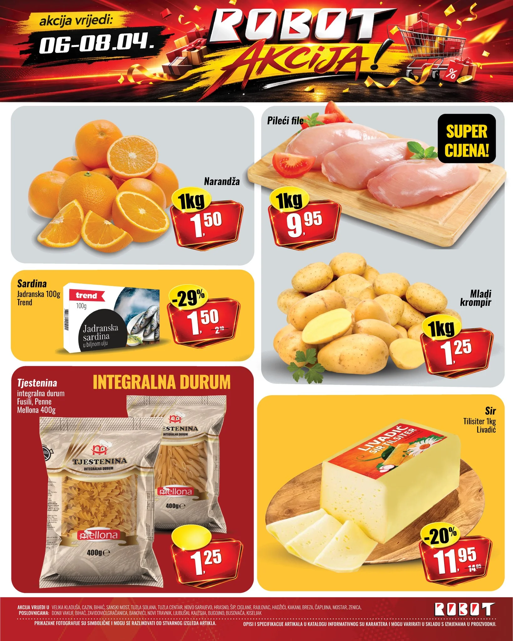 Robot akcija za početak sedmice 6-8.4.2026. 