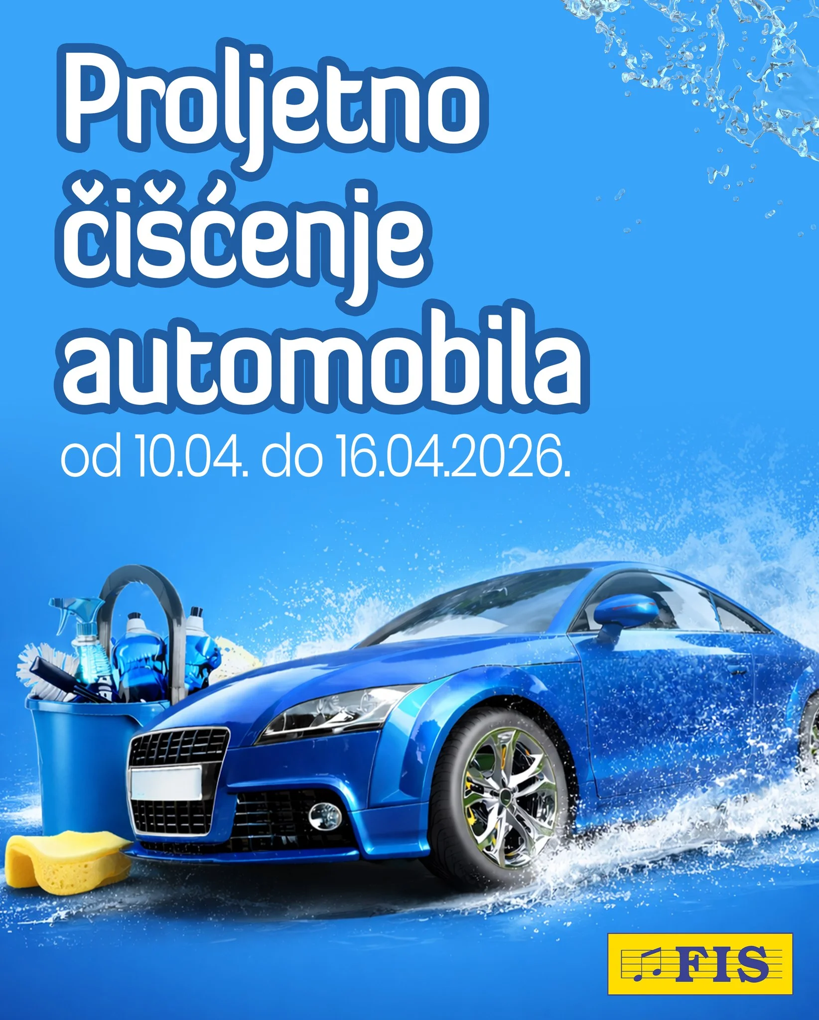 Fis akcija PROLJETNO ČIŠĆENJE AUTOMOBILA