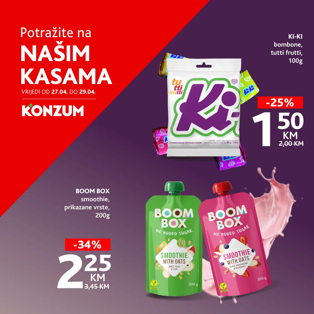 Konzum AKCIJA NA KASAMA 