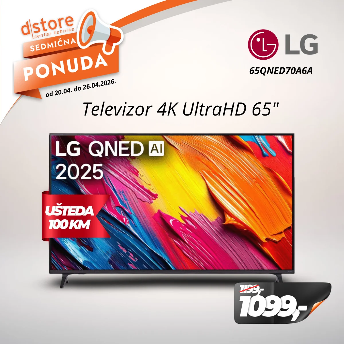 Dstore SEDMIČNA PONUDA 20-26.4.2026.