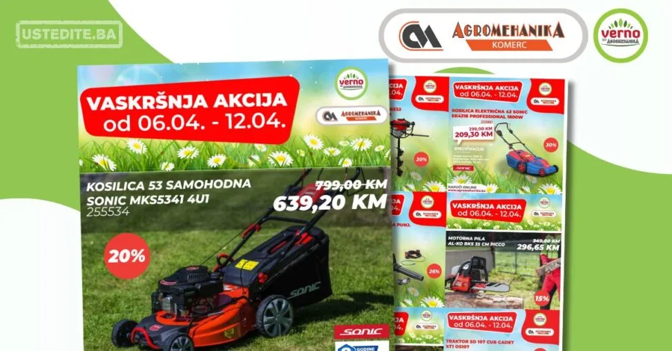 Verno by Agromehanika VASKRŠNJA AKCIJA 6-12.4.2026.