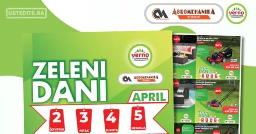 Verno by Agromehanika ZELENI DANI 2-5.4.2026.