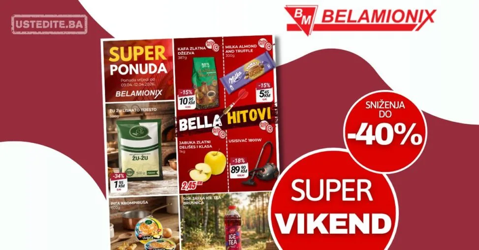 Belamionix vikend akcija 9-12.4.2026.