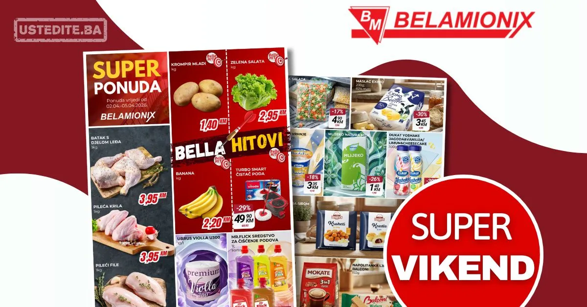 Belamionix vikend akcija 2-5.4.2026.
