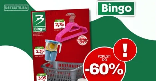 Bingo SNIŽENJE DO 60% - akcija do 3.5.2026.
