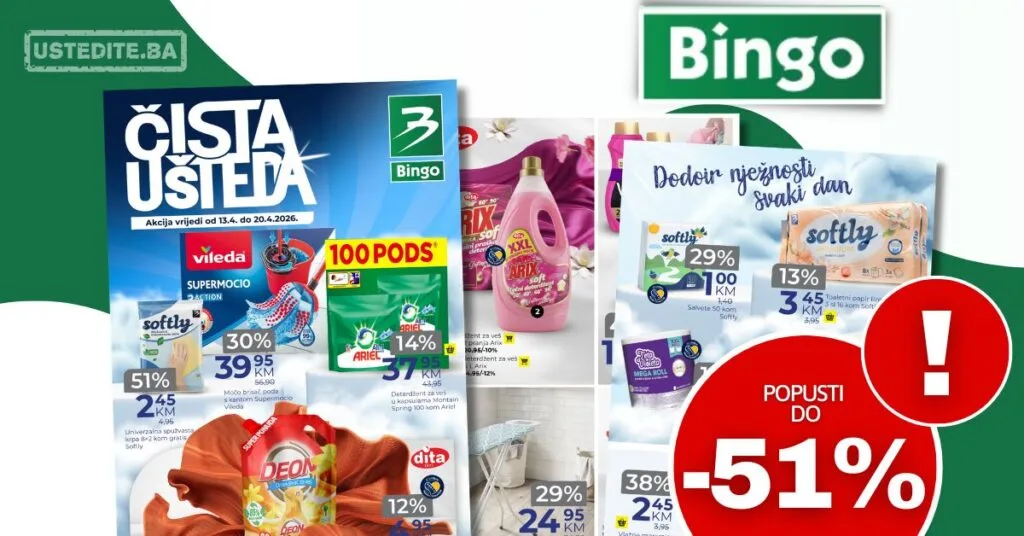 Bingo katalog ČISTA UŠTEDA 13-20.4.2026.