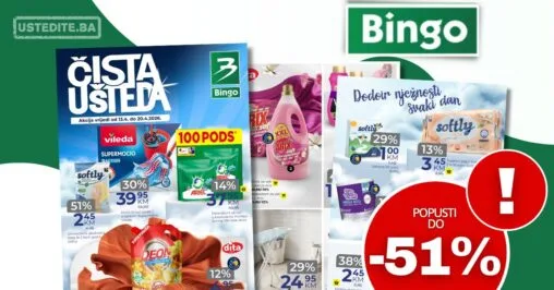 Bingo katalog ČISTA UŠTEDA 13-20.4.2026.