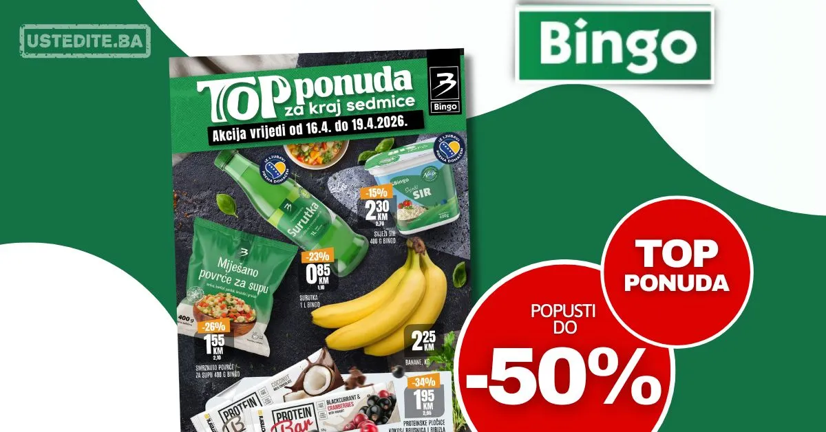 Bingo vikend akcija 16-19.4.2026.