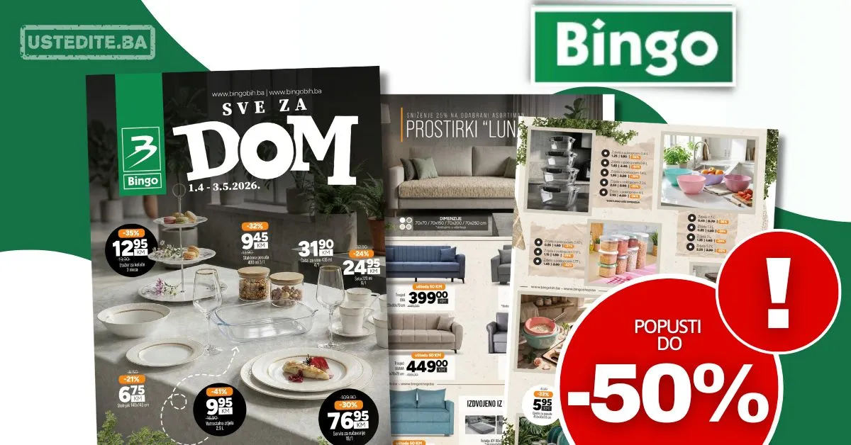 Bingo katalog SVE ZA DOM 1.4-3.5.2026.