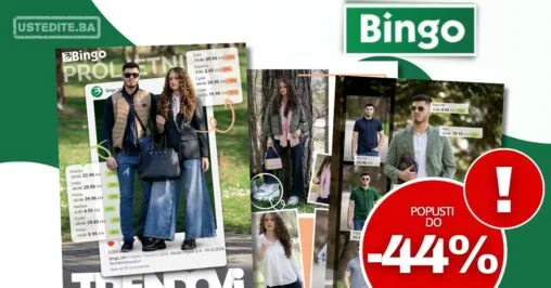 Bingo katalog PROLJETNI TRENDOVI - sniženje do 30.4.2026.