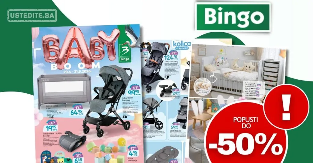 Bingo katalog SVE ZA BEBE 29.4-31.5.2026.