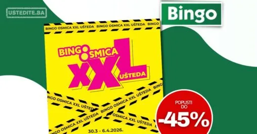 Bingo akcija XXL UŠTEDA - sniženje do 6.4.2026.