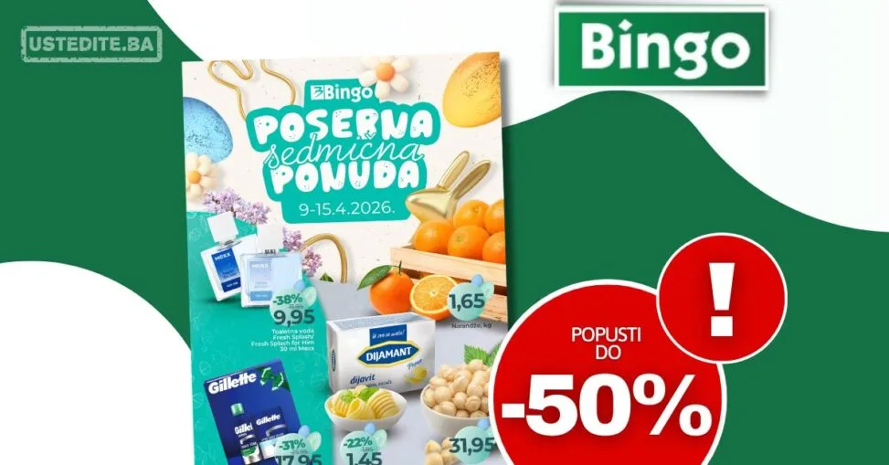 Bingo katalog POSEBNA PONUDA 9-15.4.2026.