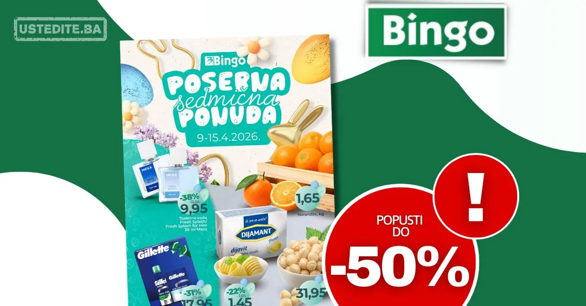 Bingo katalog POSEBNA PONUDA 9-15.4.2026.