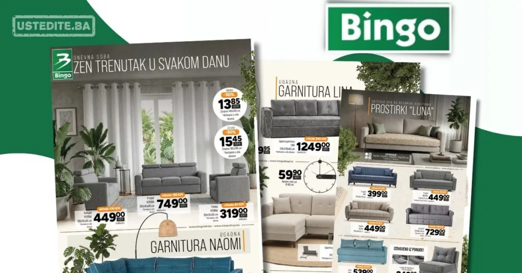 Bingo namještaj za DNEVNU SOBA 1.4-3.5.2026.