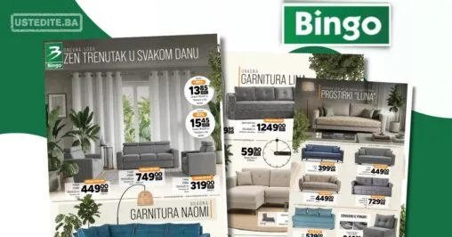 Bingo namještaj za DNEVNU SOBA 1.4-3.5.2026.