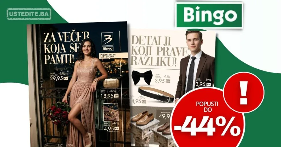 Bingo katalog ZA VEČER KOJA SE PAMTI 13-23.4.2026