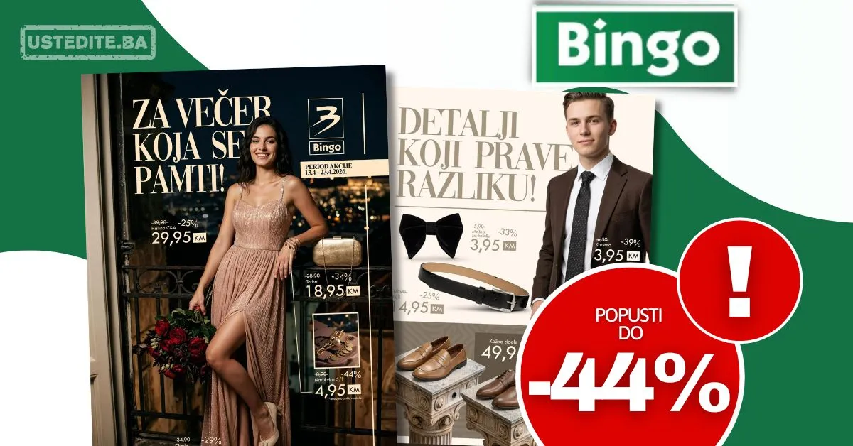 Bingo katalog ZA VEČER KOJA SE PAMTI 13-23.4.2026
