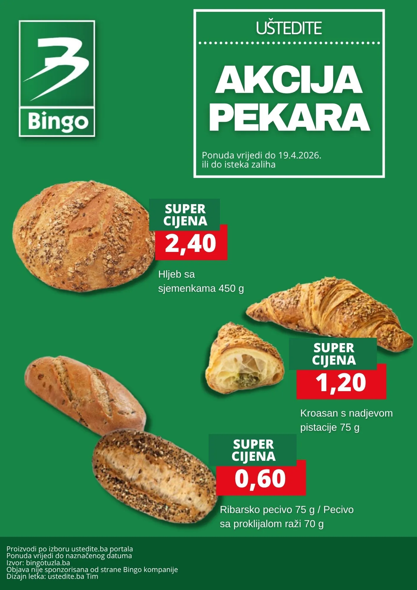 Bingo akcija PEKARA