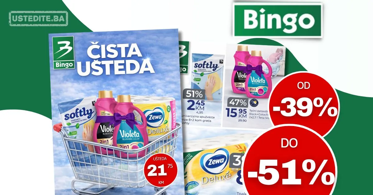 Bingo akcija ČISTA UŠTEDA