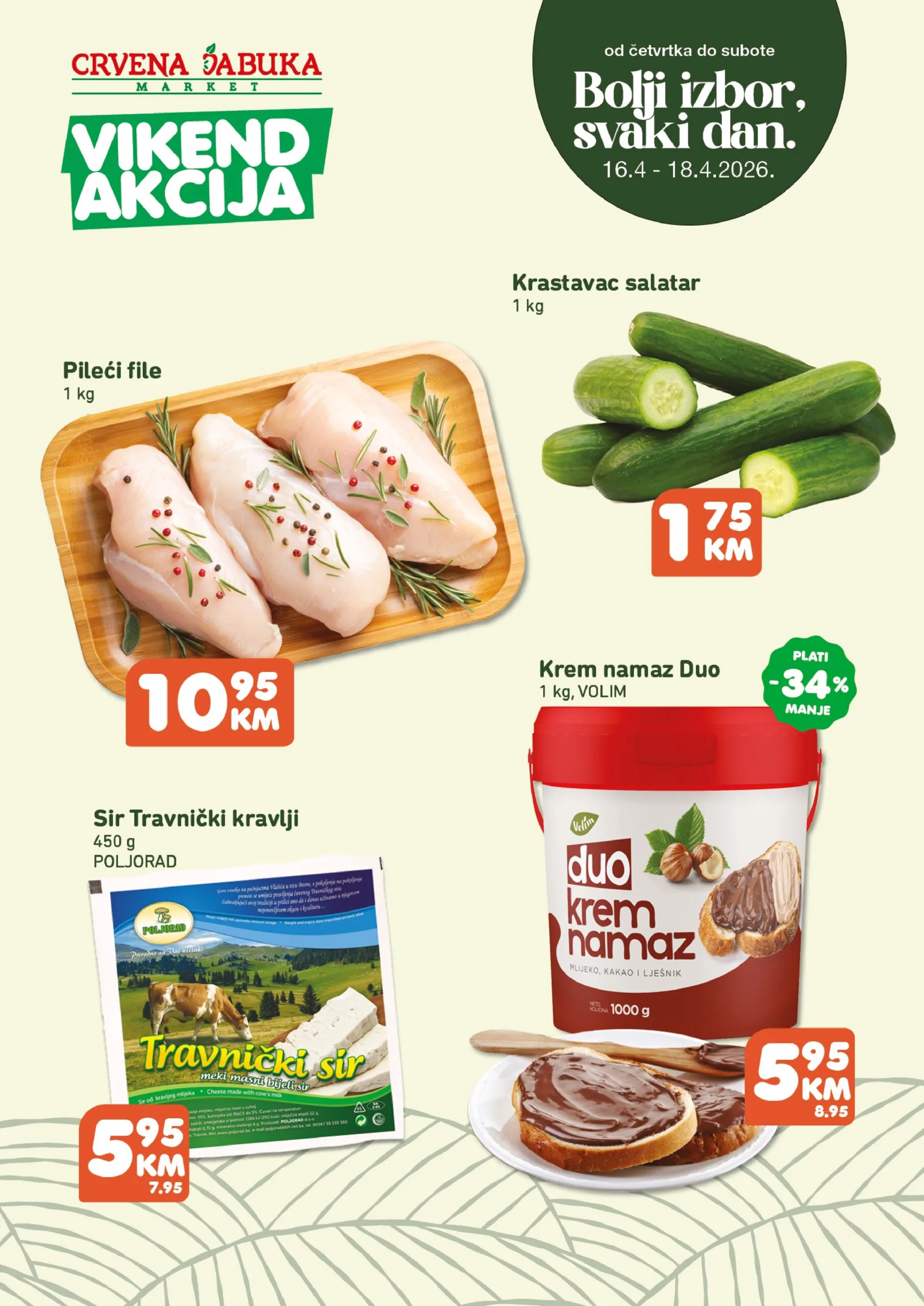 Crvena jabuka vikend akcija 16-18.4.2026.