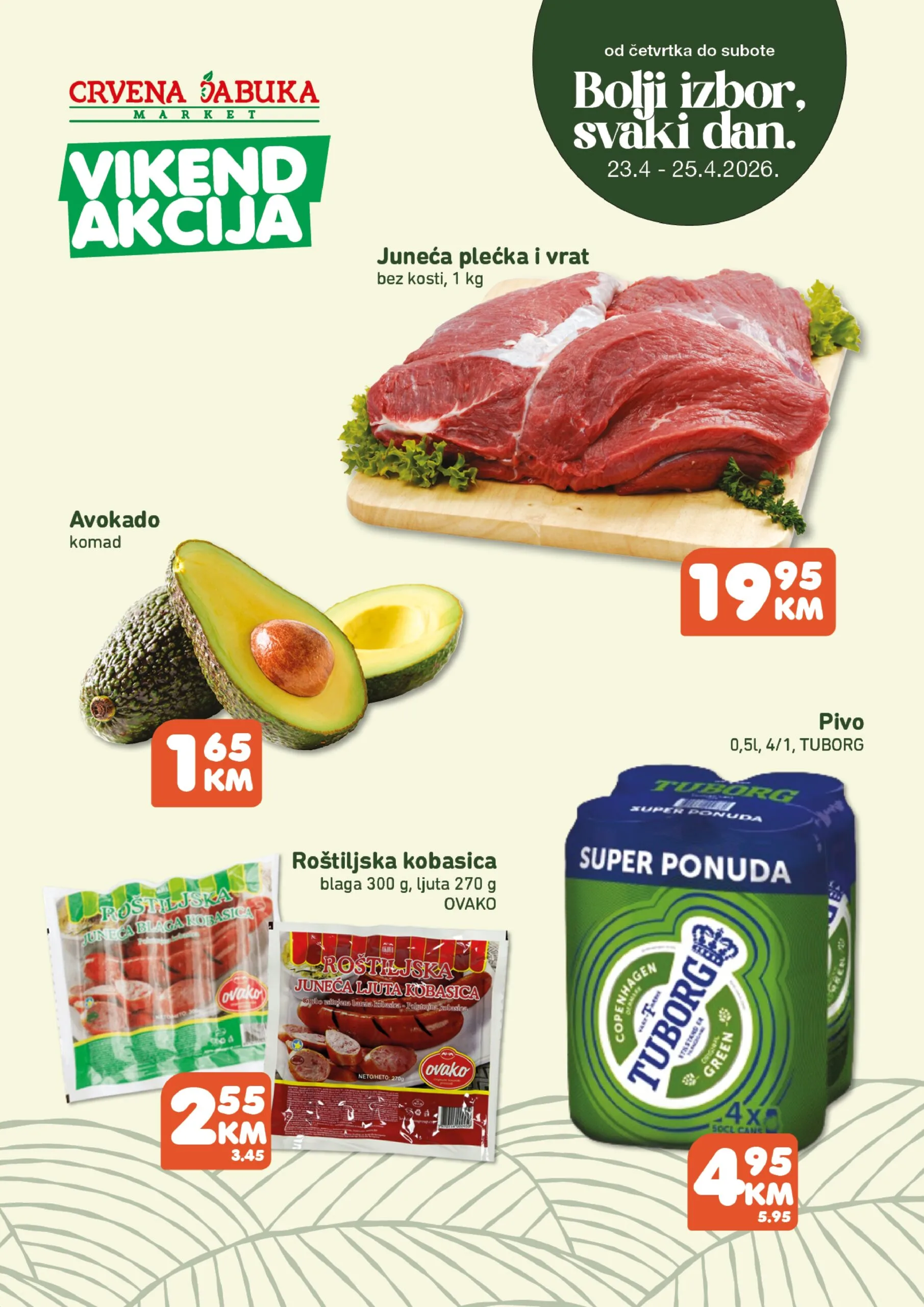 Crvena jabuka vikend akcija 23-25.4.2026.