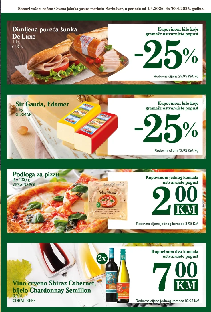 Crvena jabuka GASTRO MARKET bonbonjera