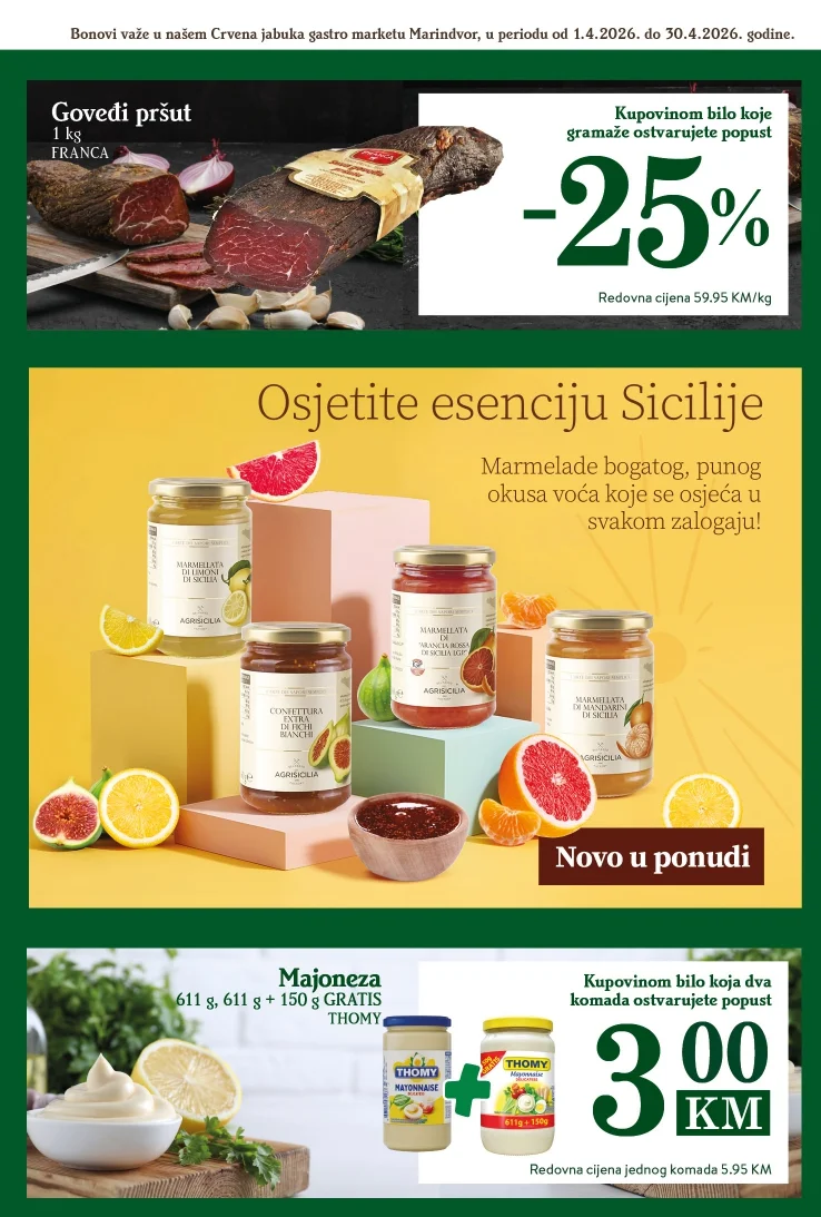 Crvena jabuka GASTRO MARKET bonbonjera