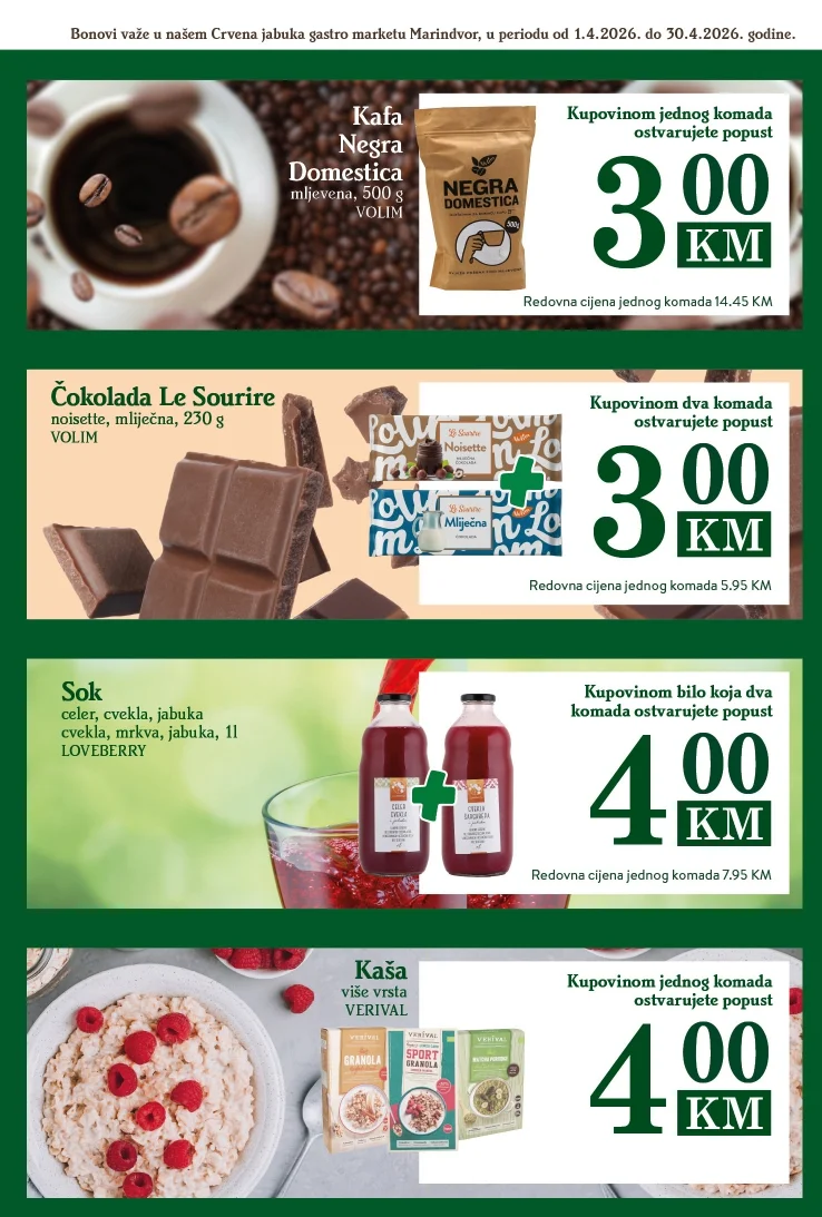 Crvena jabuka GASTRO MARKET bonbonjera