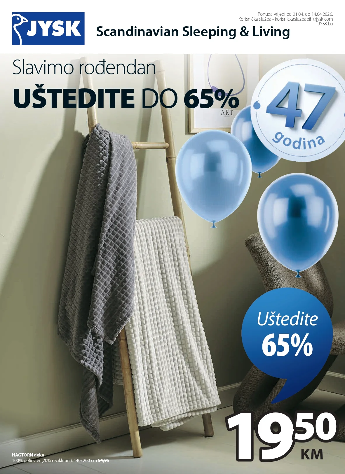 Jysk katalog 1-14.4.2026.