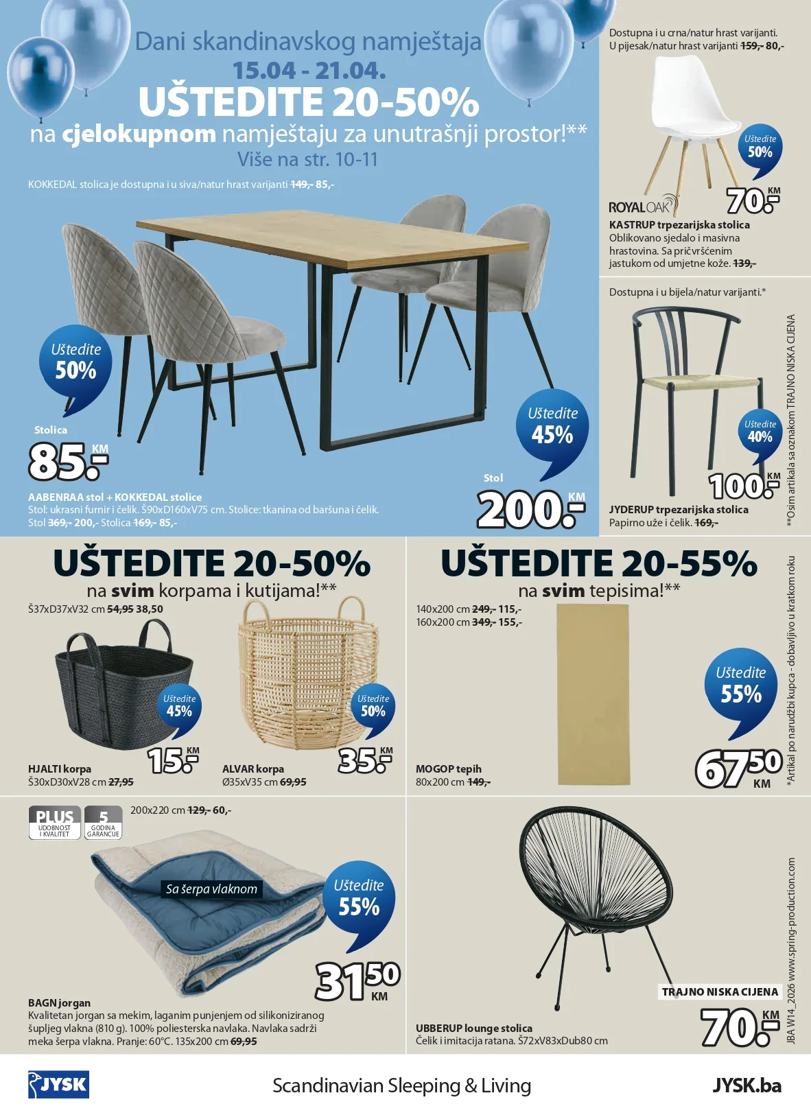 Jysk katalog 15-28.4.2026.