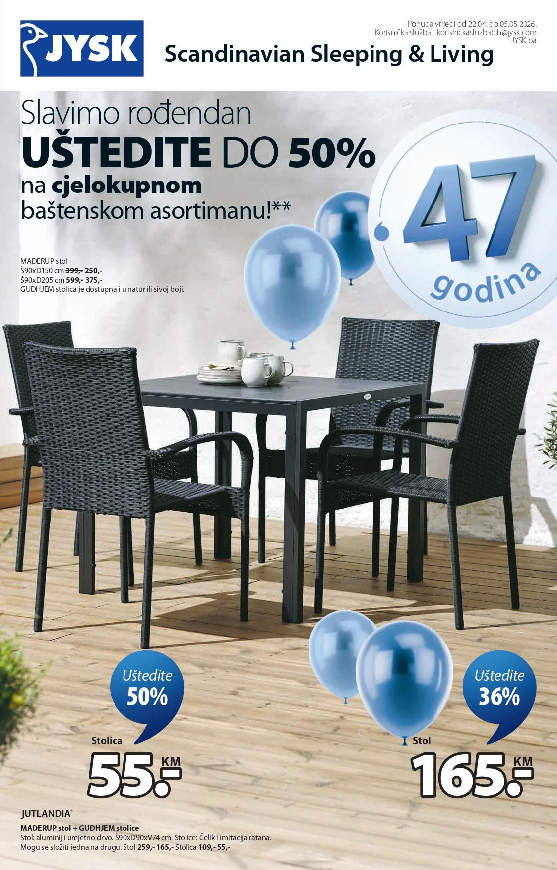 Jysk katalog 22.4-5.5.2026.