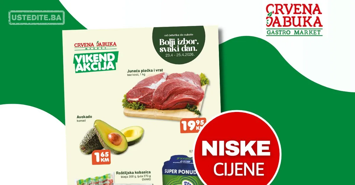 Crvena jabuka vikend akcija 23-25.4.2026.