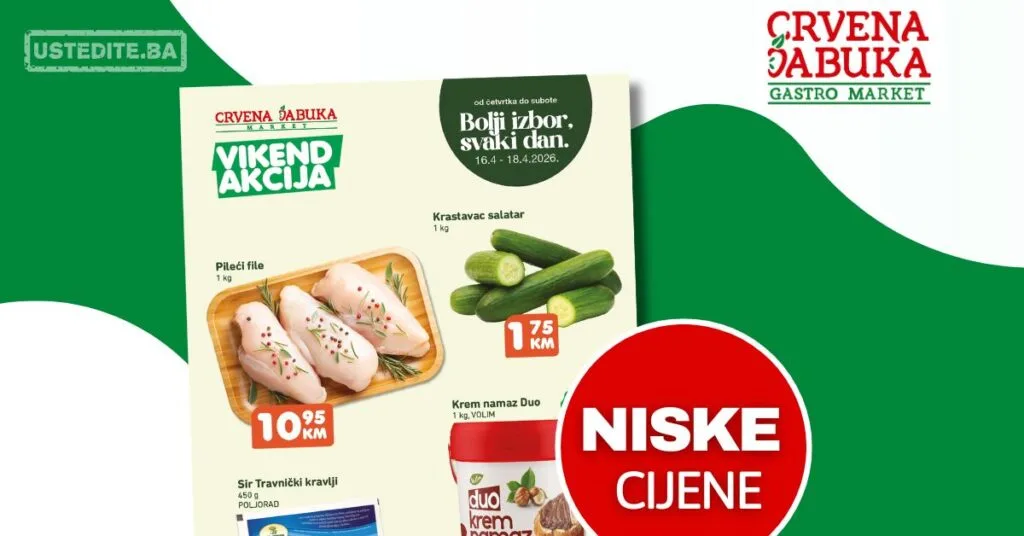 Crvena jabuka vikend akcija 16-18.4.2026.