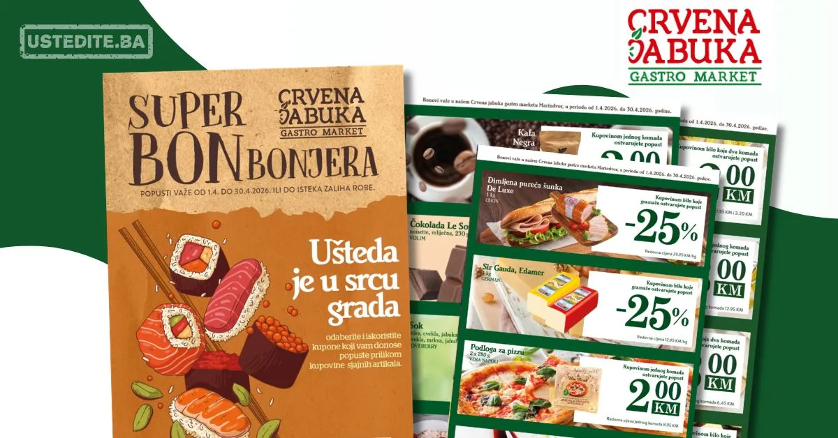 Crvena jabuka GASTRO MARKET bonbonjera