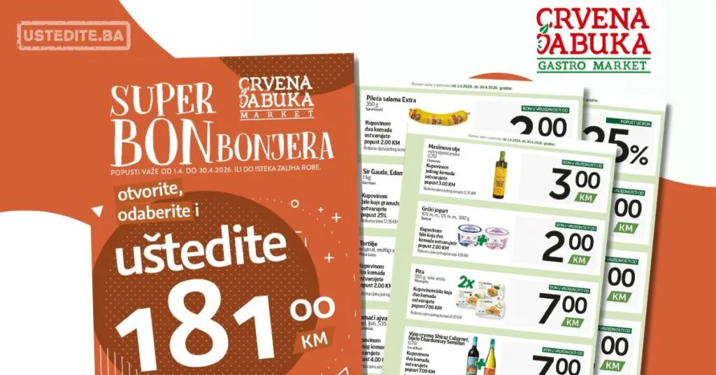 Crvena Jabuka katalog SUPER BONBONJERA 1-30.4.2026.