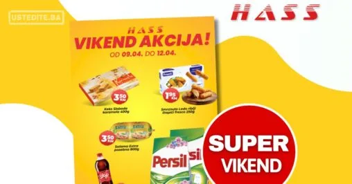 Hass komerc vikend akcija 9-12.4.2026.