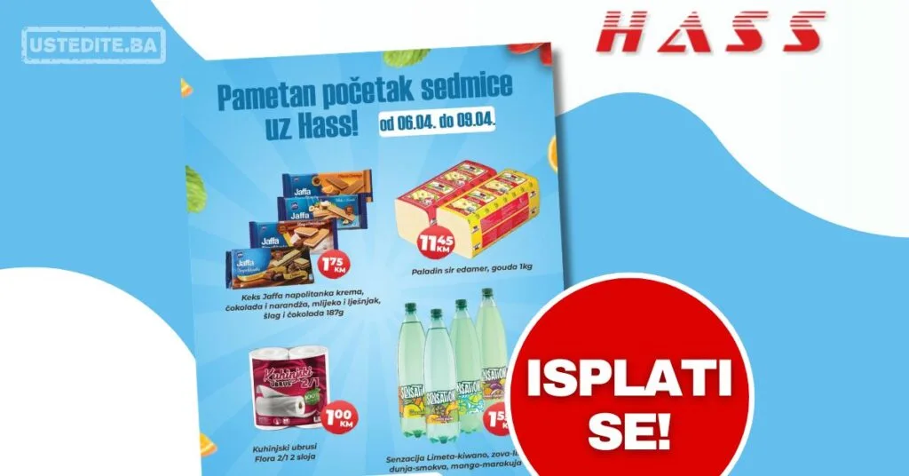 Hass komerc akcija za početak sedmice 6-9.4.2026.