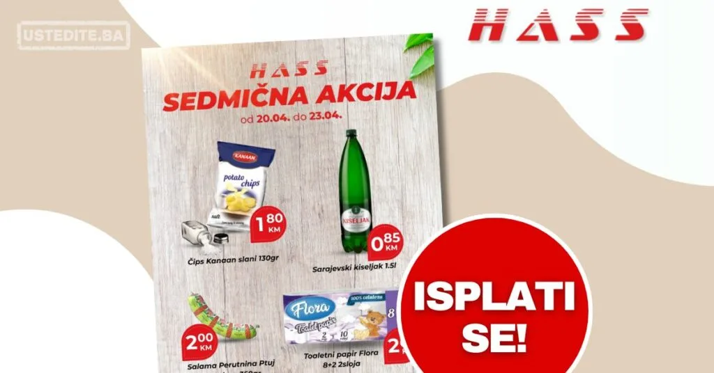 Hass komerc akcija za početak sedmice 20-23.4.2026.