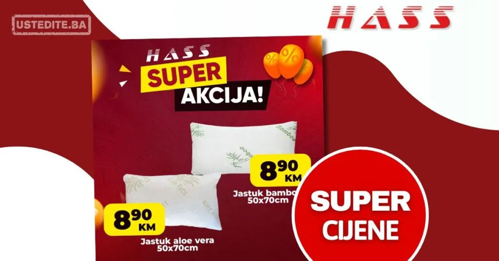 Hass Komerc SUPER AKCIJA JASTUKA