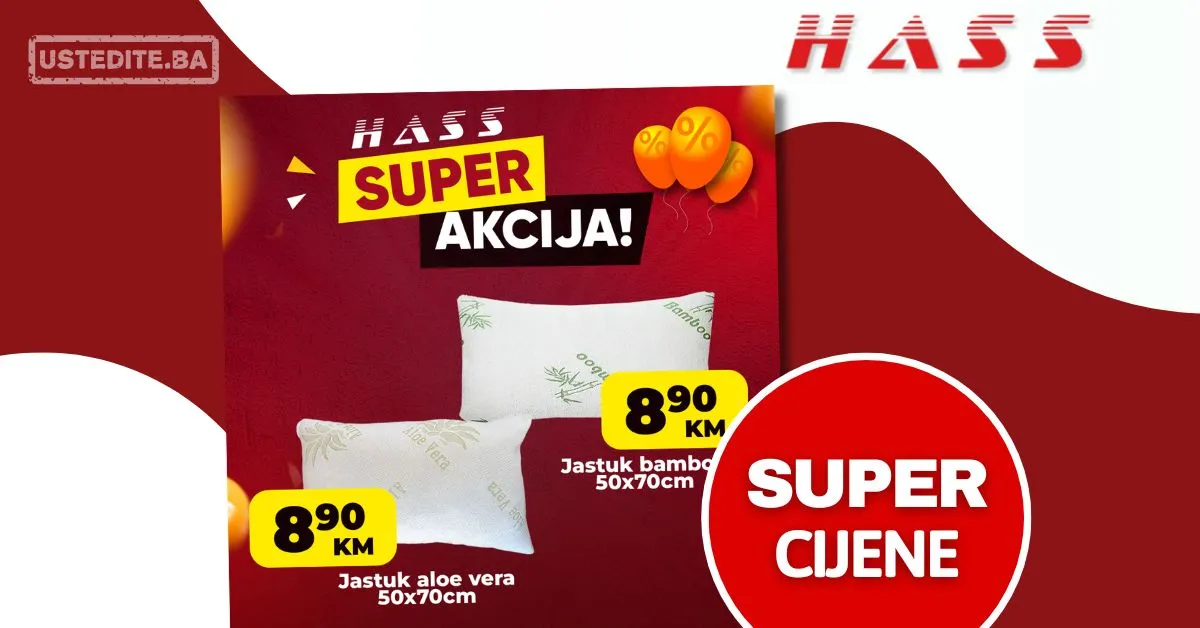 Hass Komerc SUPER AKCIJA JASTUKA
